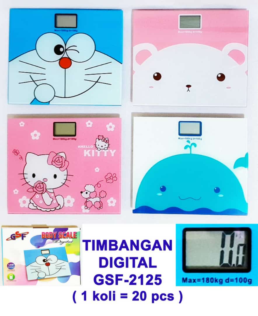 TIMBANGAN BADAN KARAKTER DIGITAL GSF 2125